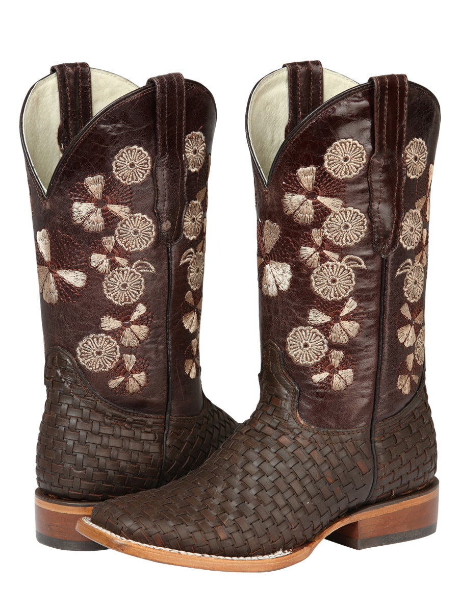 Bota Rodeo Dama El General Petatillo Café - Modelo 44855