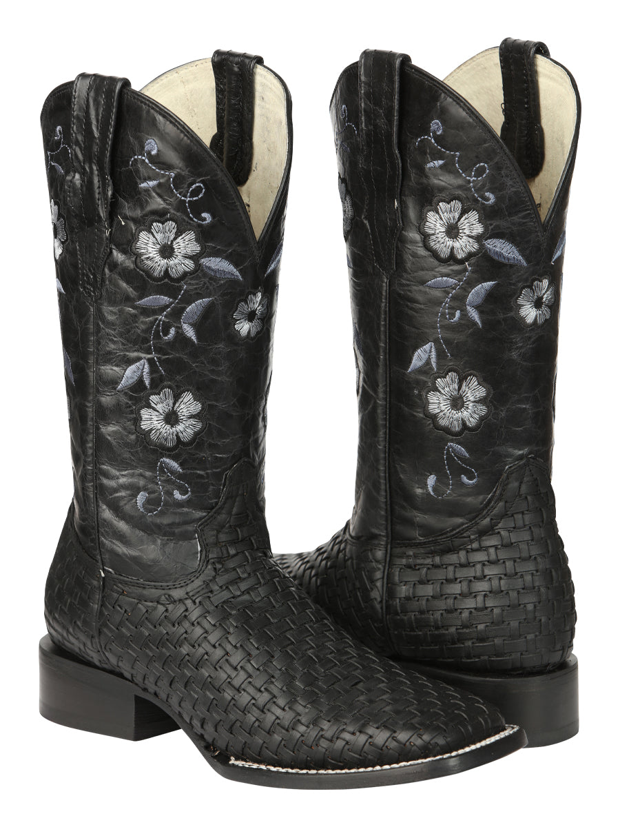 Bota Rodeo Dama El General Petatillo Negro - Modelo 44856