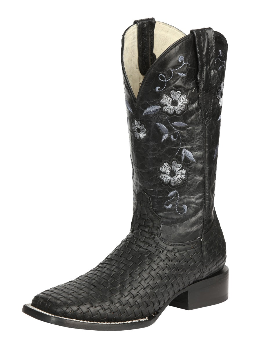 Bota Rodeo Dama El General Petatillo Negro - Modelo 44856