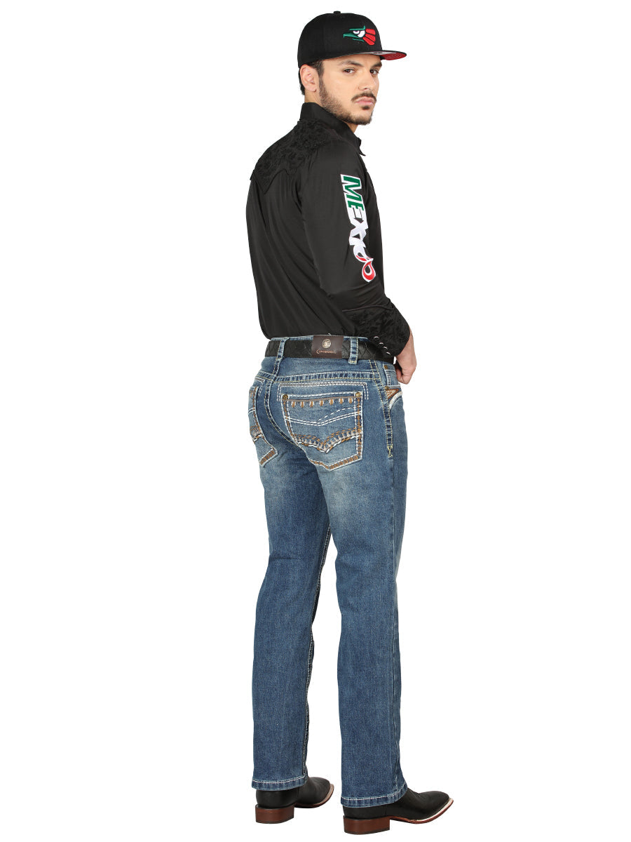 Centenario Bootcut Mezclilla Pantalón de Mezclilla - Oscuro Azul 44967