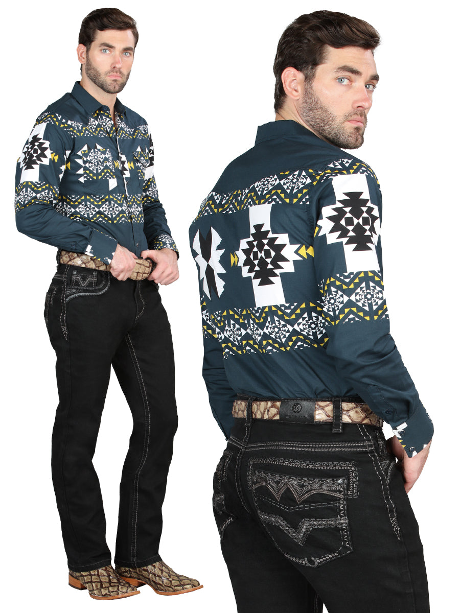 Pantalon Centenario EC M005 Mezclilla NEGRO