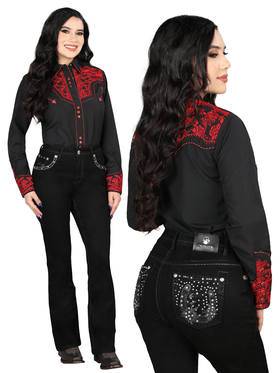 Centenario Bootcut Mezclilla Pantalón de Mezclilla - Negro 45026