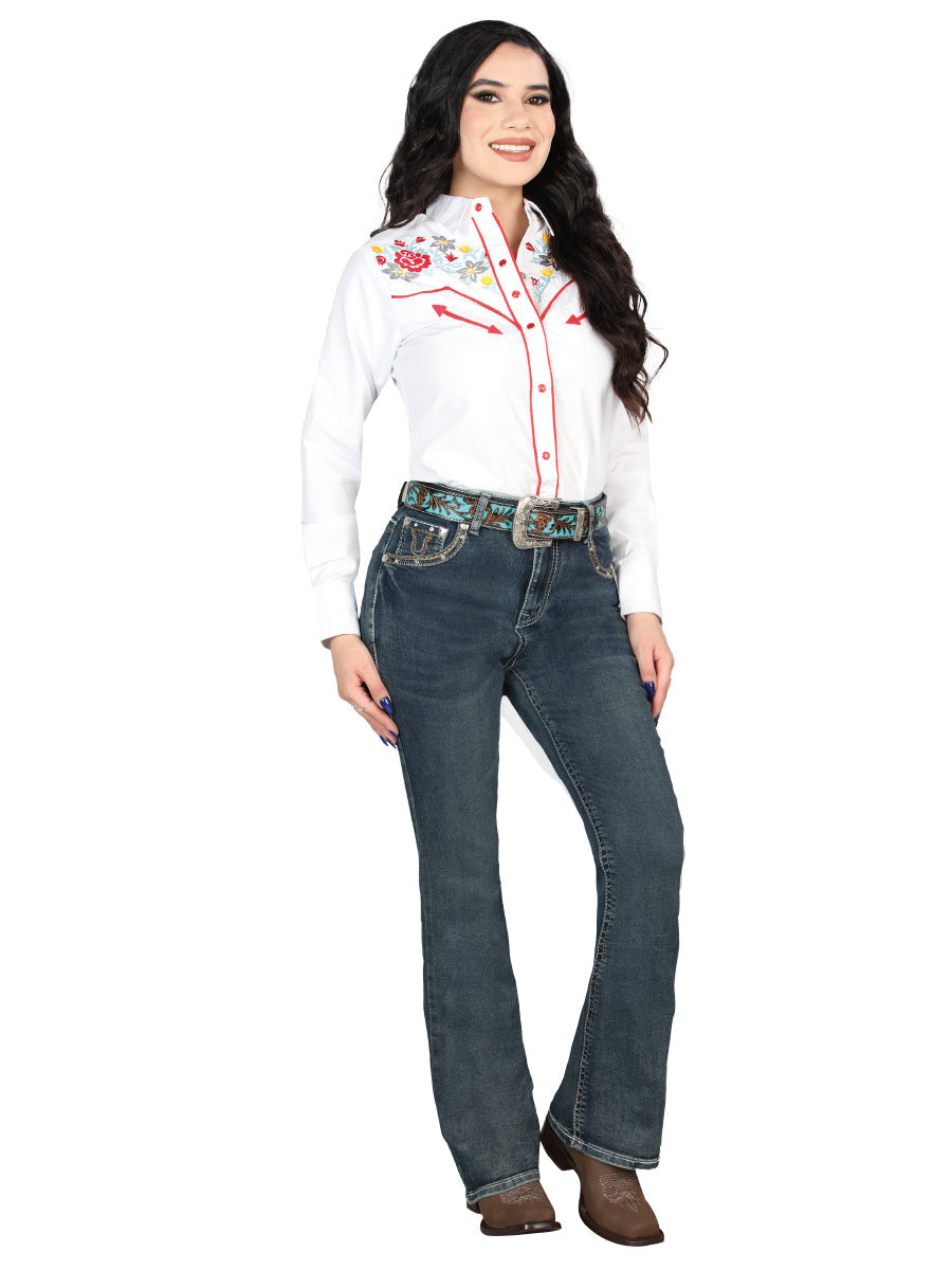 Centenario Bootcut Mezclilla Pantalón de Mezclilla - Oscuro Azul 45029