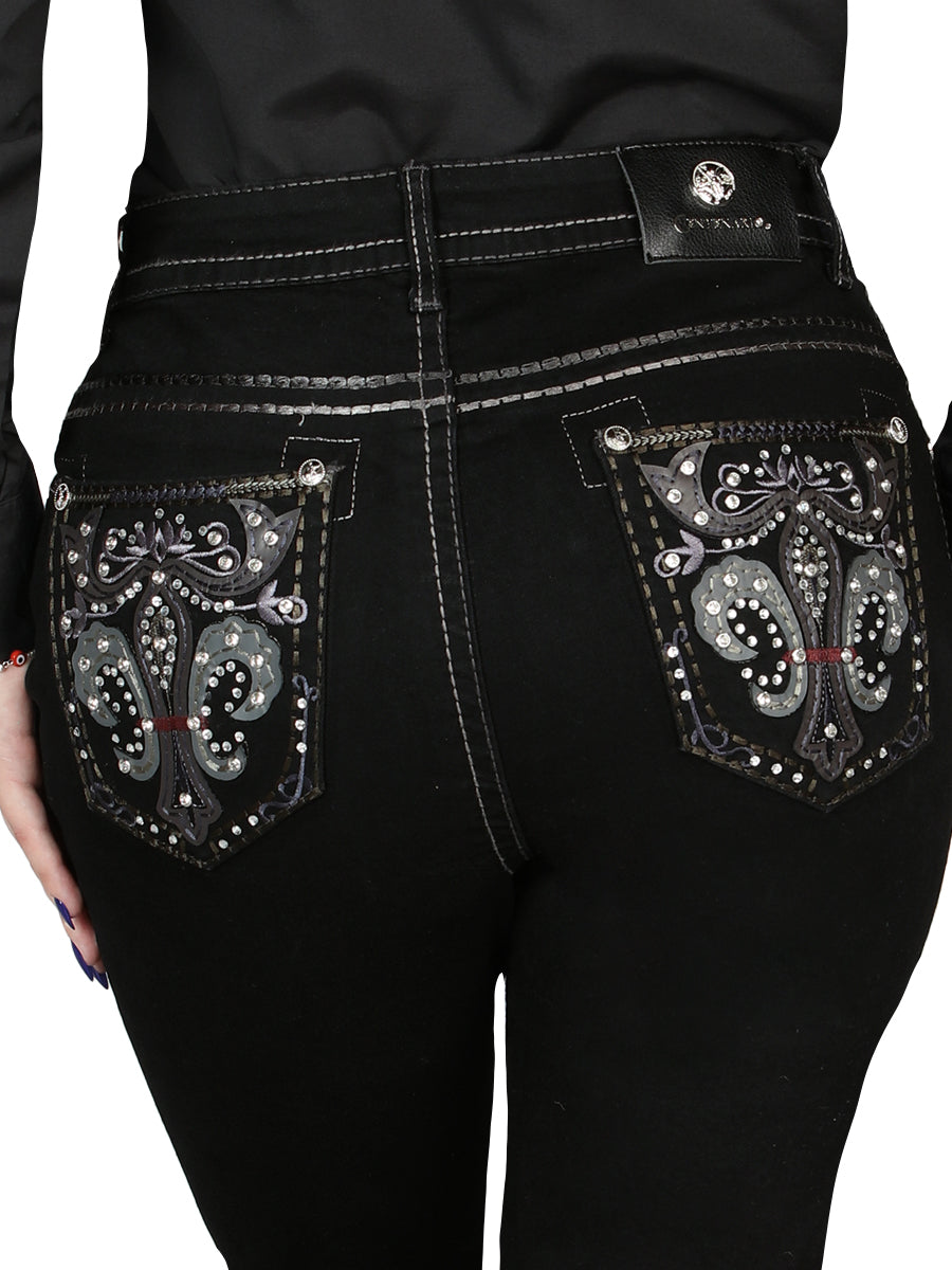 Centenario Bootcut Mezclilla Pantalón de Mezclilla - Negro 45030