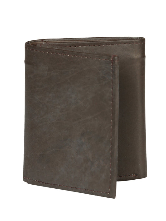 Bolsa de Mujer El General Tri-fold en Piel Color Café 45262