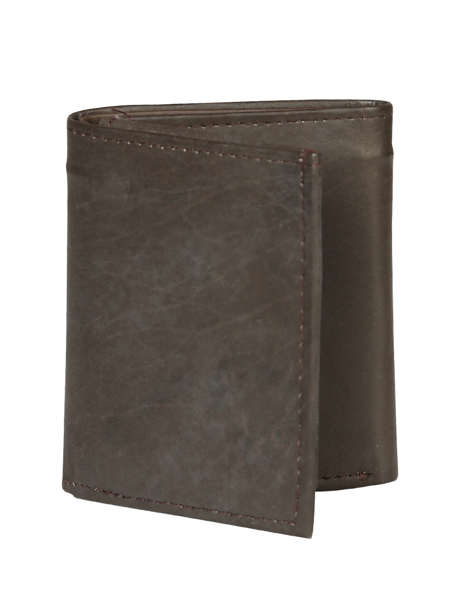 Bolsa de Mujer El General Tri-fold en Piel Color Café 45262