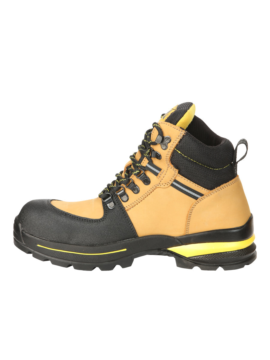 Bota de Trabajo El General Piel Nobuk para Hombre - Miel - Modelo 45285