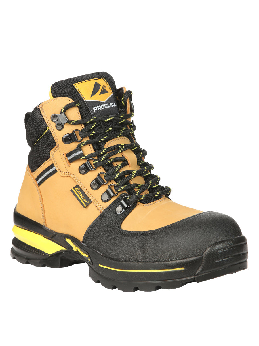 Bota de Trabajo El General Piel Nobuk para Hombre - Miel - Modelo 45285