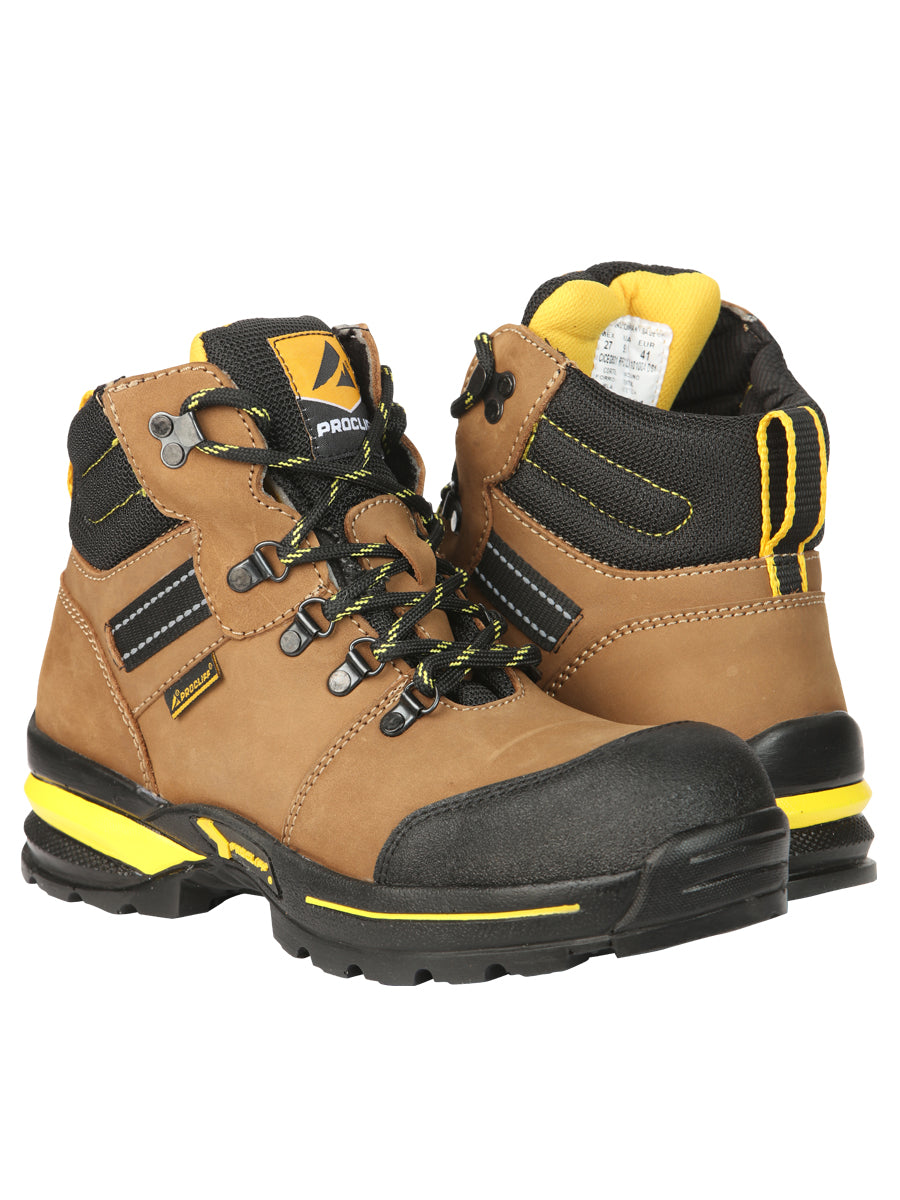 Bota de Trabajo El General Piel Nobuk para Hombre - Modelo 45287