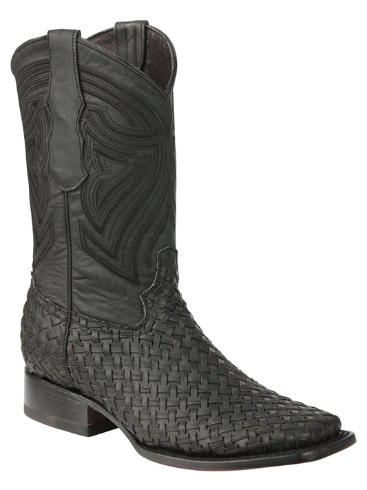 Bota Vaquera de Hombre El General Rodeo en Piel Color Negro 45400