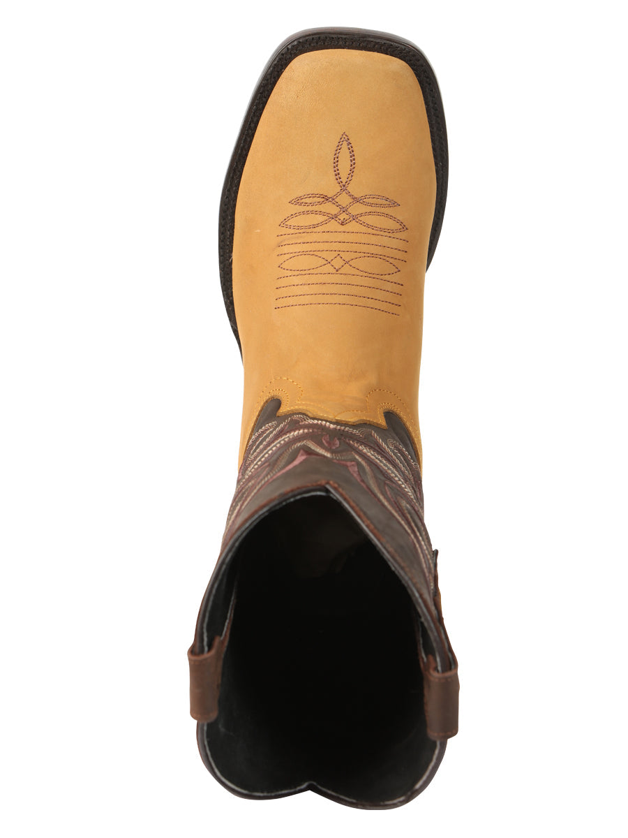 Bota Vaquera de Hombre El General Rodeo en Piel Crazy 45526
