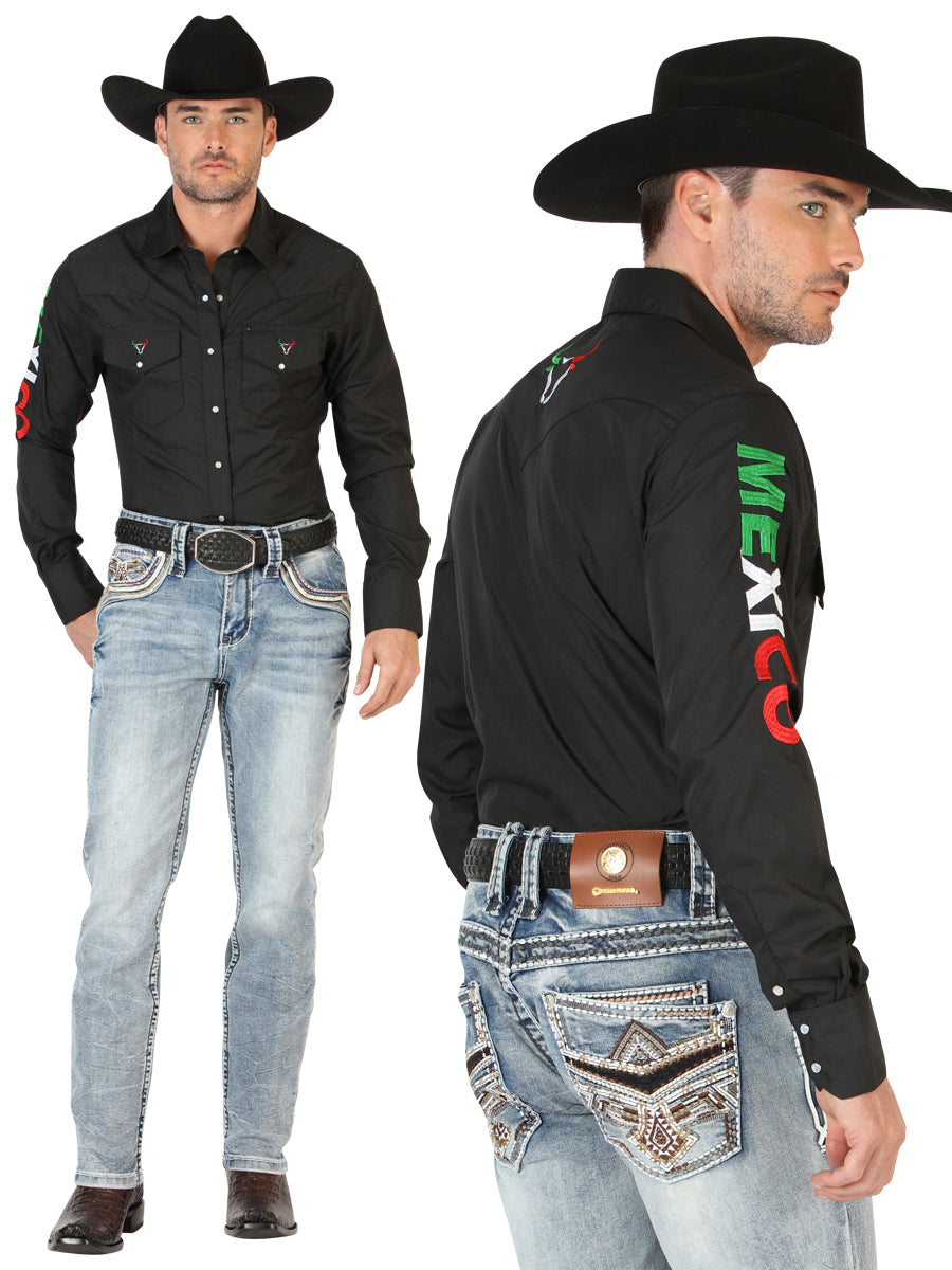 Centenario Premium Mezclilla Cut Pantalón Negro