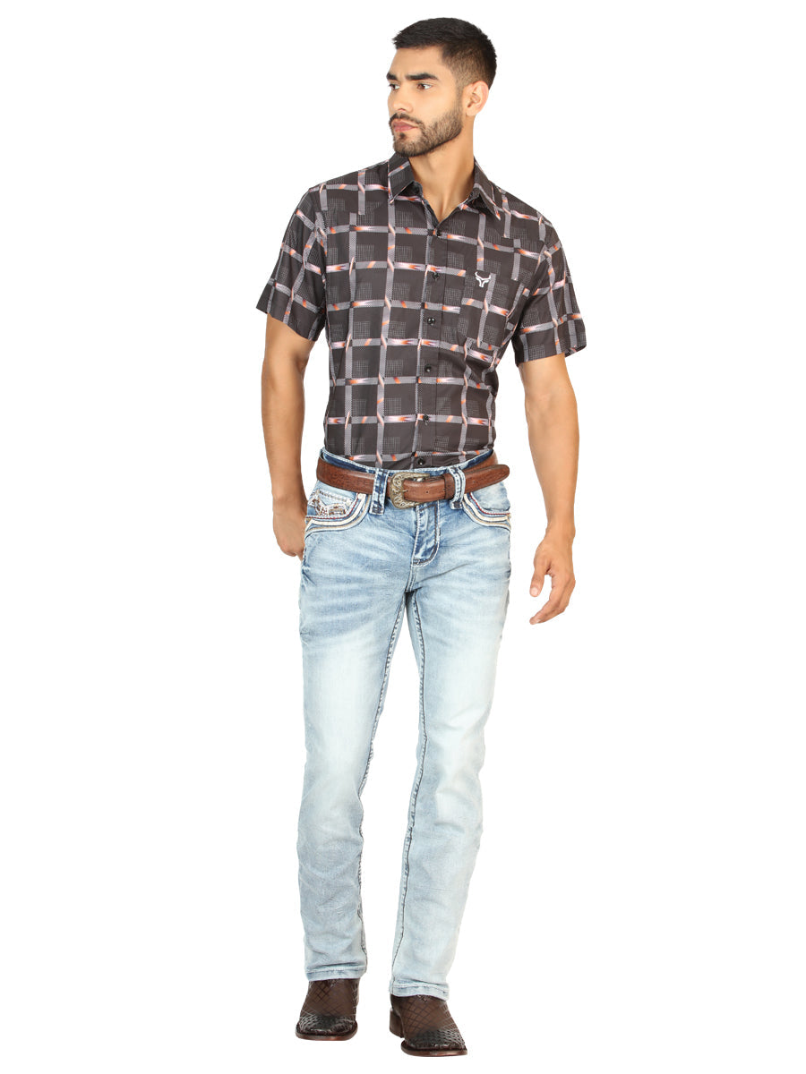Pantalón de Mezclilla de Hombre Centenario en Mezclilla Color Azul 45533