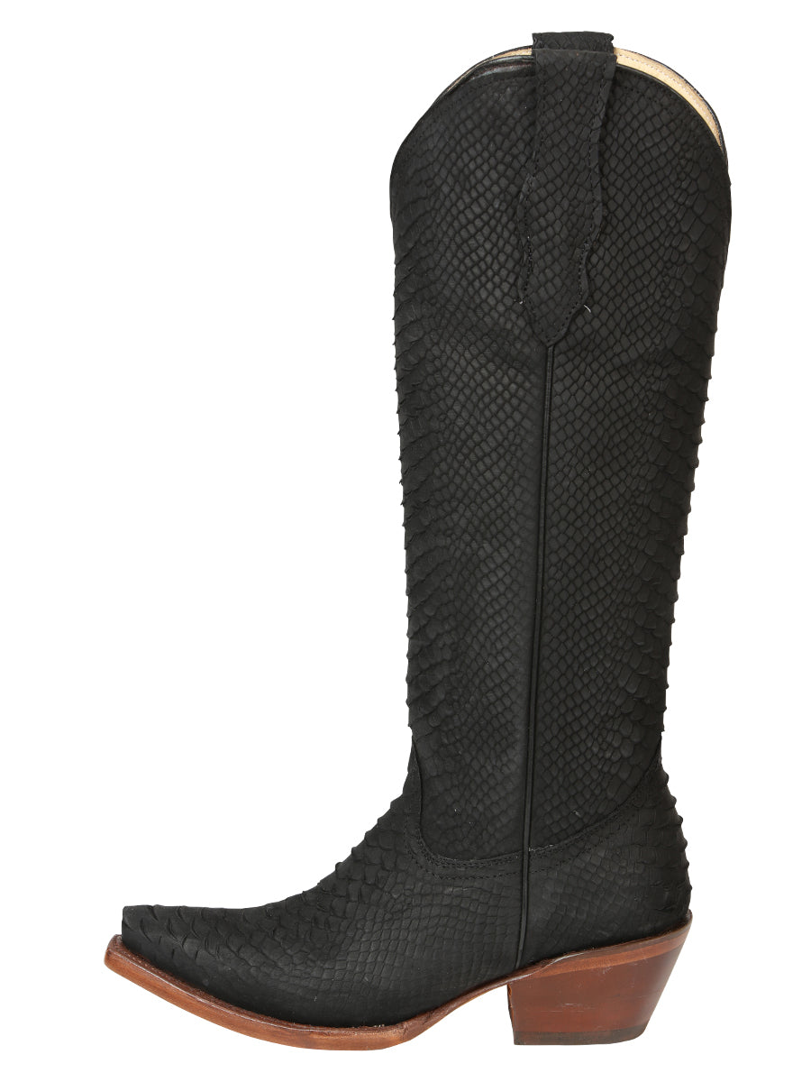 Bota Vaquera de Mujer El General Color Negro 45791