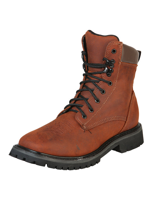 Botín Vaquero de Hombre El General ZPT-ML-3 Trabajo en Piel Crazy Color Naranja 51269