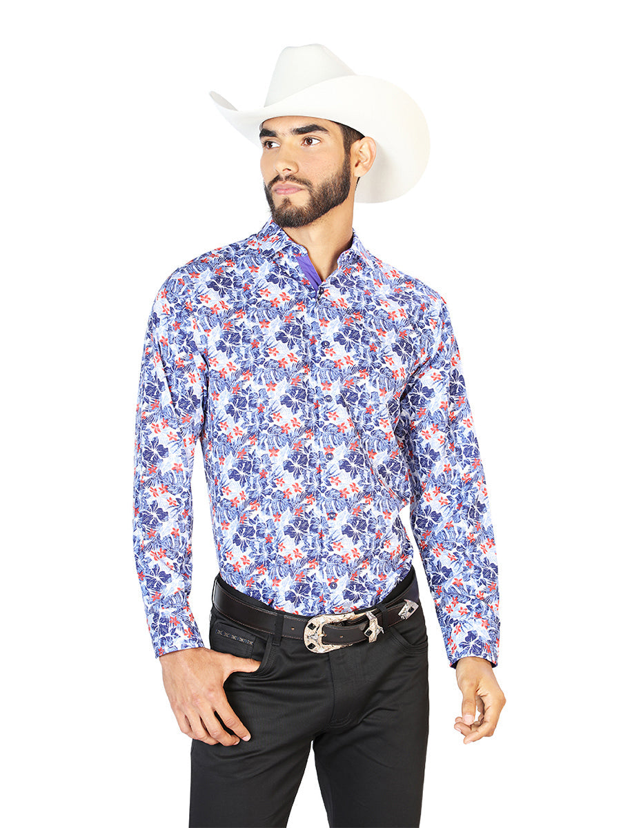 Camisa Casual Manga Larga Centenario 7001 95% Poliéster 5% Elastano Blanco 126278