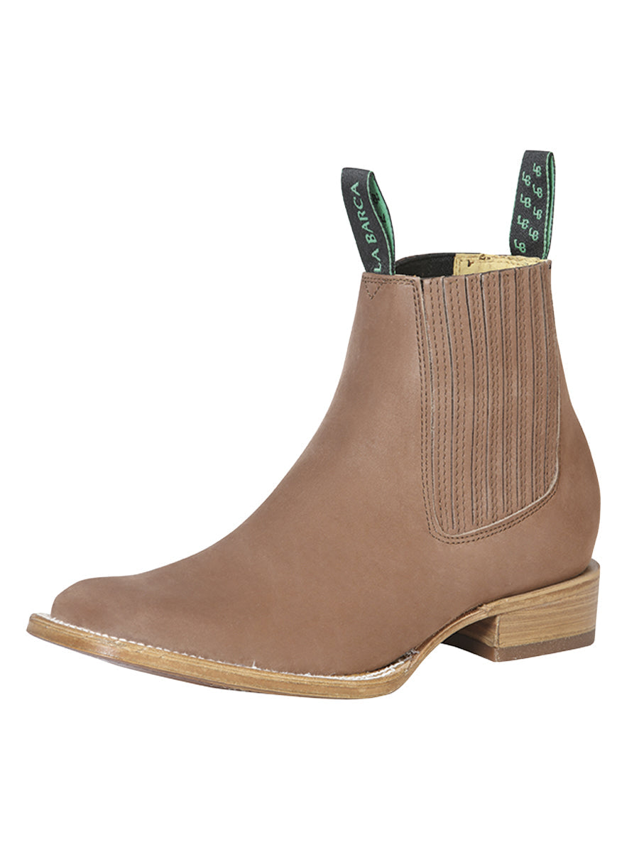 Botín Vaquero El General Piel Nobuk para Hombre - Modelo 126409