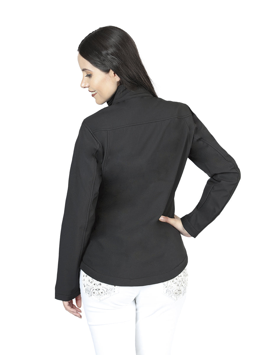 Chamarra de Mujer Centenario en 100% Poliéster Color Negro 127081