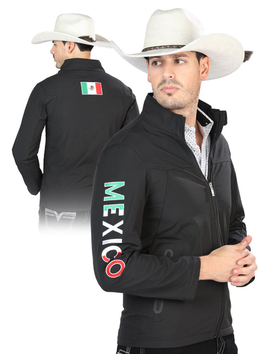 Chamarra de Hombre Centenario en 100% Poliéster Color Negro 170074