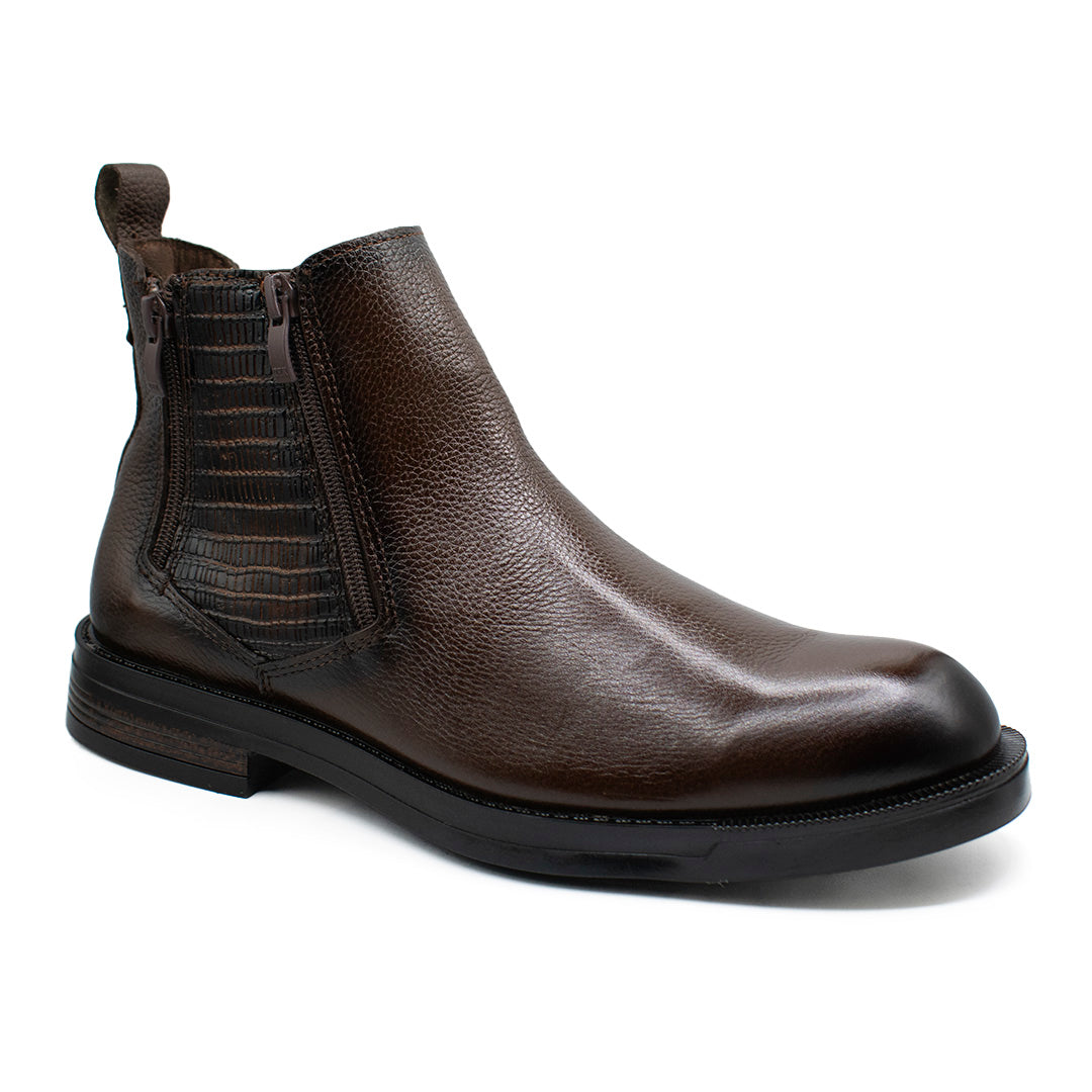 Botín Casual Crosscountry Grabado Lizard para Hombre - Modelo 2943