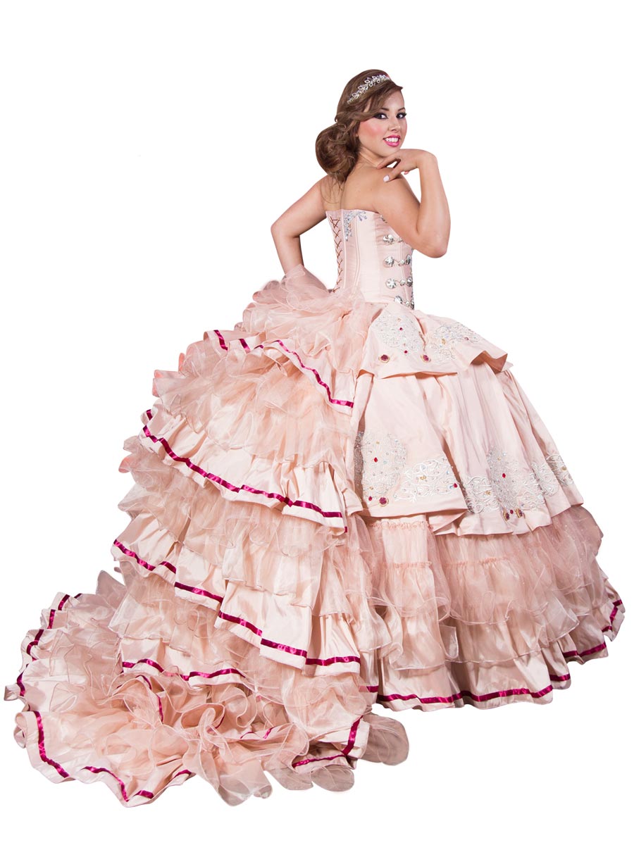 Vestido De QuinceañEra Joanini Ch 02 % PiñOn/Plata