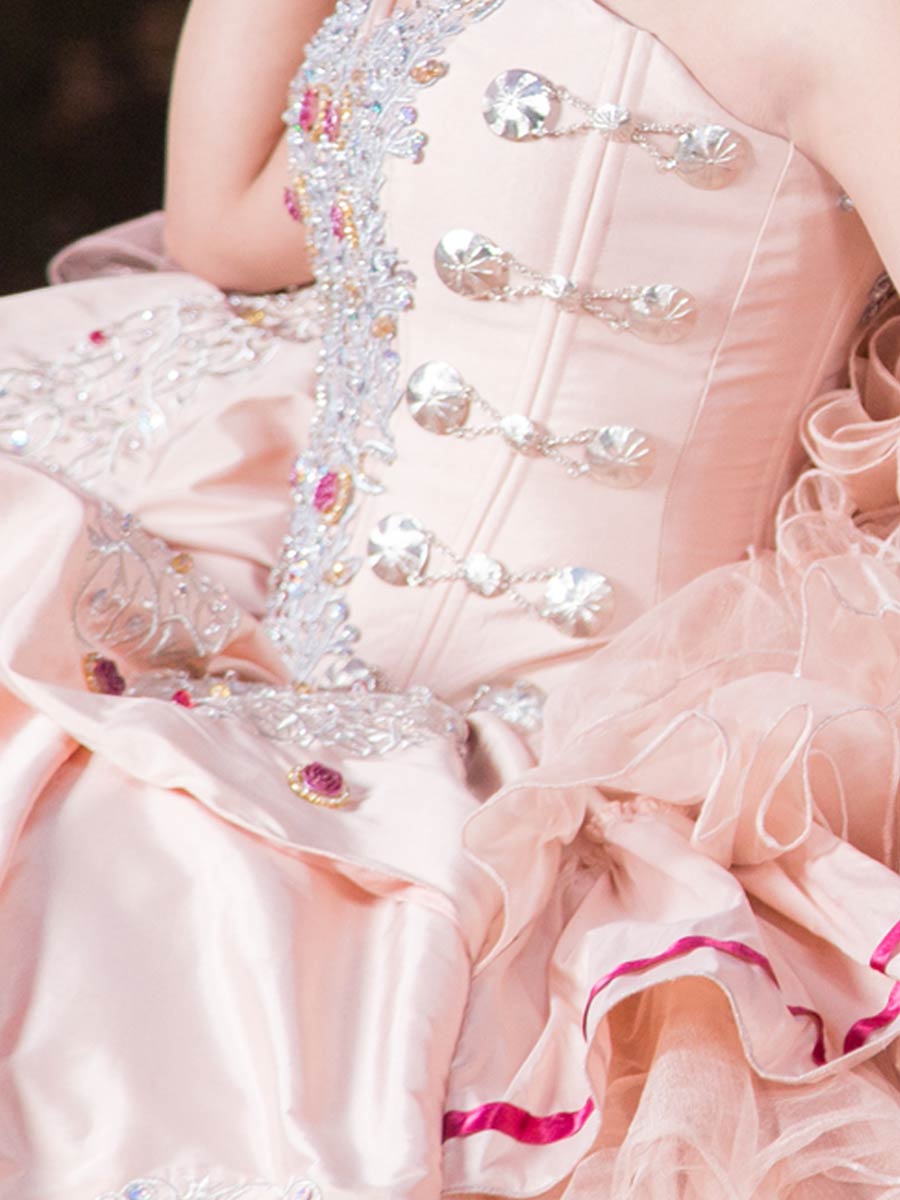 Vestido De QuinceañEra Joanini Ch 02 % PiñOn/Plata