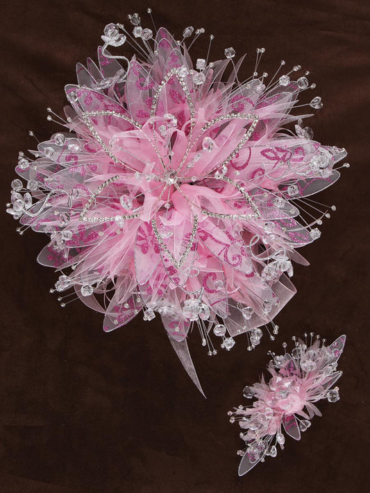 Ramo para XV Años Mis XV Primaveras en Acrílico Satinado Color Rosa 600050