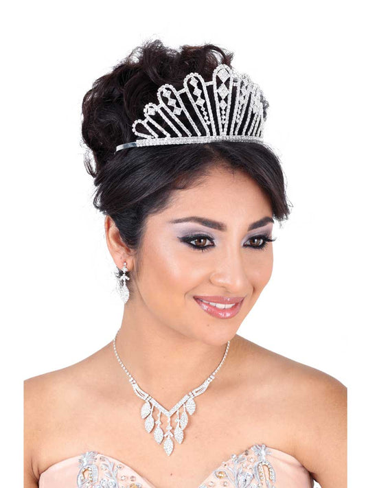 Corona para Quinceañera El General Color Plata 600172