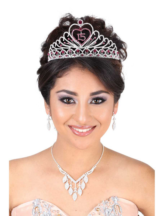 Corona para Quinceañera El General Color Plata 600174
