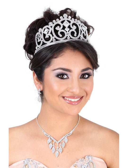 Corona para Quinceañera El General Color Plata 600178