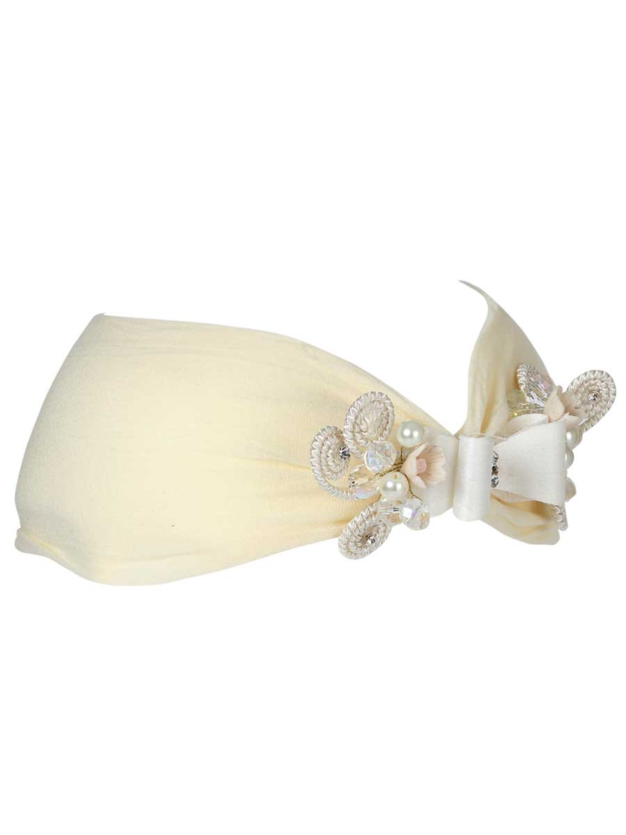 Diadema de Niña Danae en 100% Poliéster Color Blanco 600251