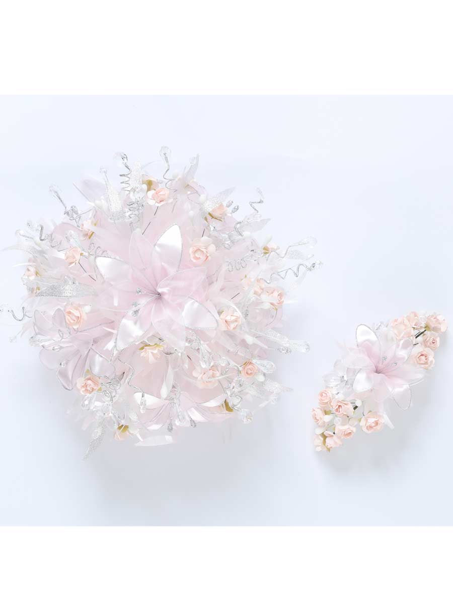 Ramos QuinceañEras Mis Xv Primaveras Cristal/Satinado Rosa Pastel