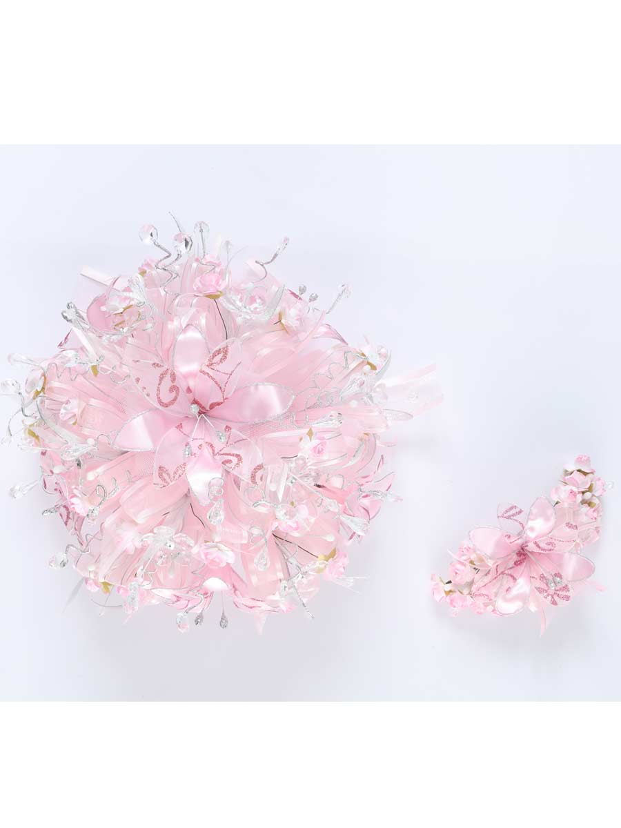 Ramos QuinceañEras Mis Xv Primaveras Cristal/Satin Rosa