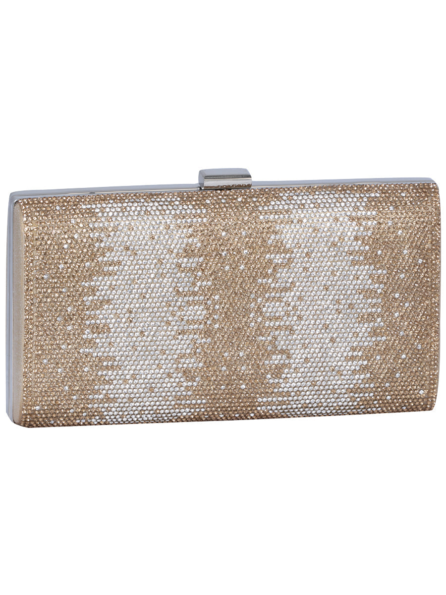 Bolsa de Mujer Mis XV Primaveras Metal/pedreria Color Oro 600952