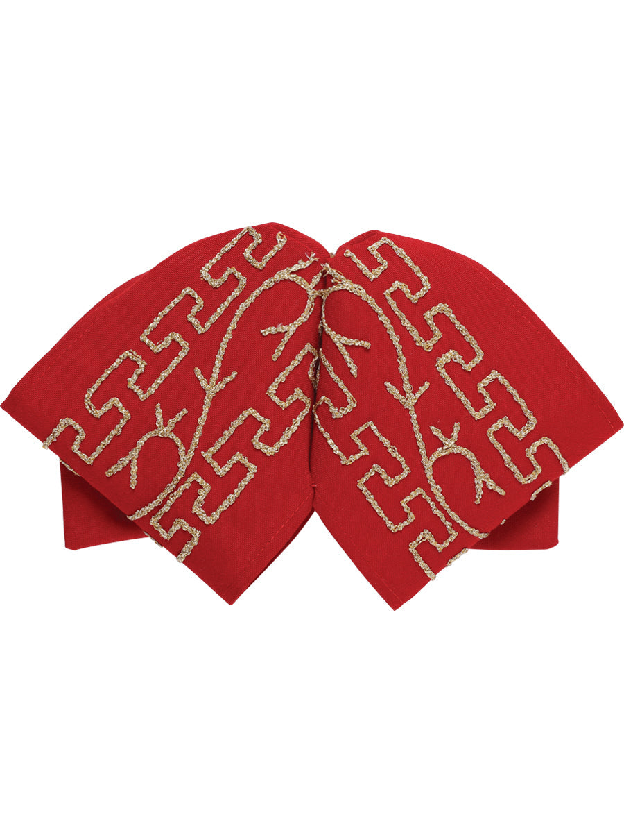 Bota Charra Juego De Velas MoñO Mexico Artesanal M % Rojo/Oro