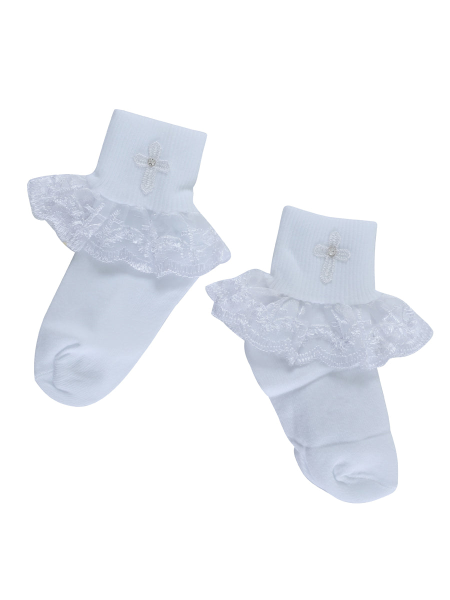 Delantal Calceta Mis Xv Primaveras Calceta 100% Poliéster Blanco en 100% Poliéster Color Blanco 601550