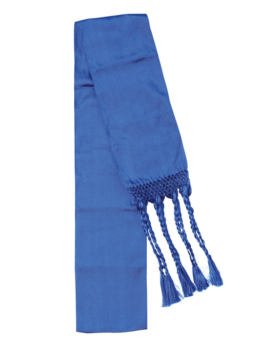 Mexicano Charro Sash - Cinturón 50% Algodón, 50% Poliéster Royal Azul Mis XV Primaveras en 50% Algodón 50% Poliéster Color Azul Rey 601635