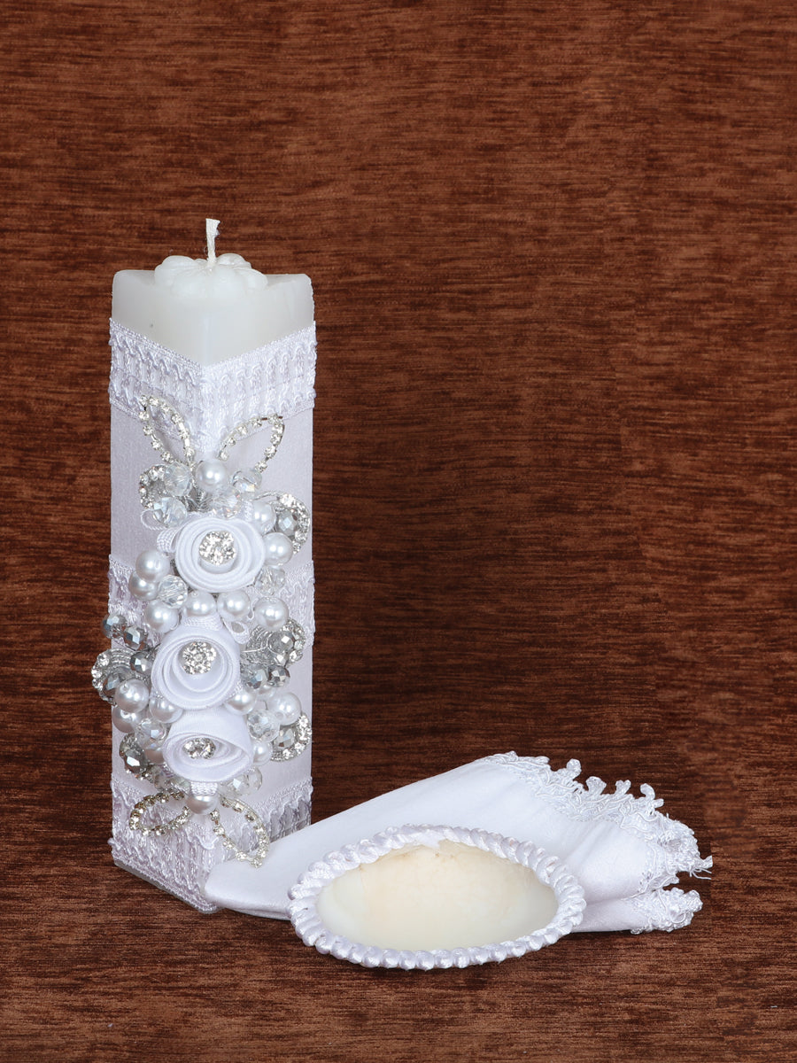 Juego De Velas Bautizo Mis Xv Primaveras Setvela Varios Blanco