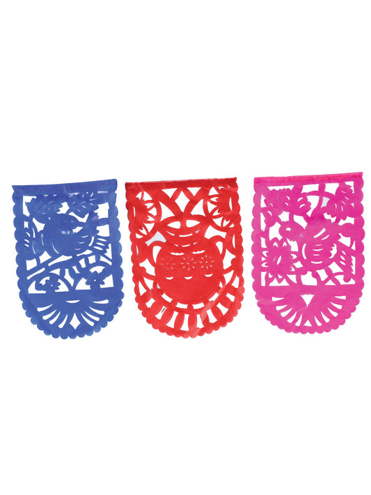 Decorativo Papel Picado Mexicano Art Multicolor Mis XV Primaveras Color Multicolor 601839