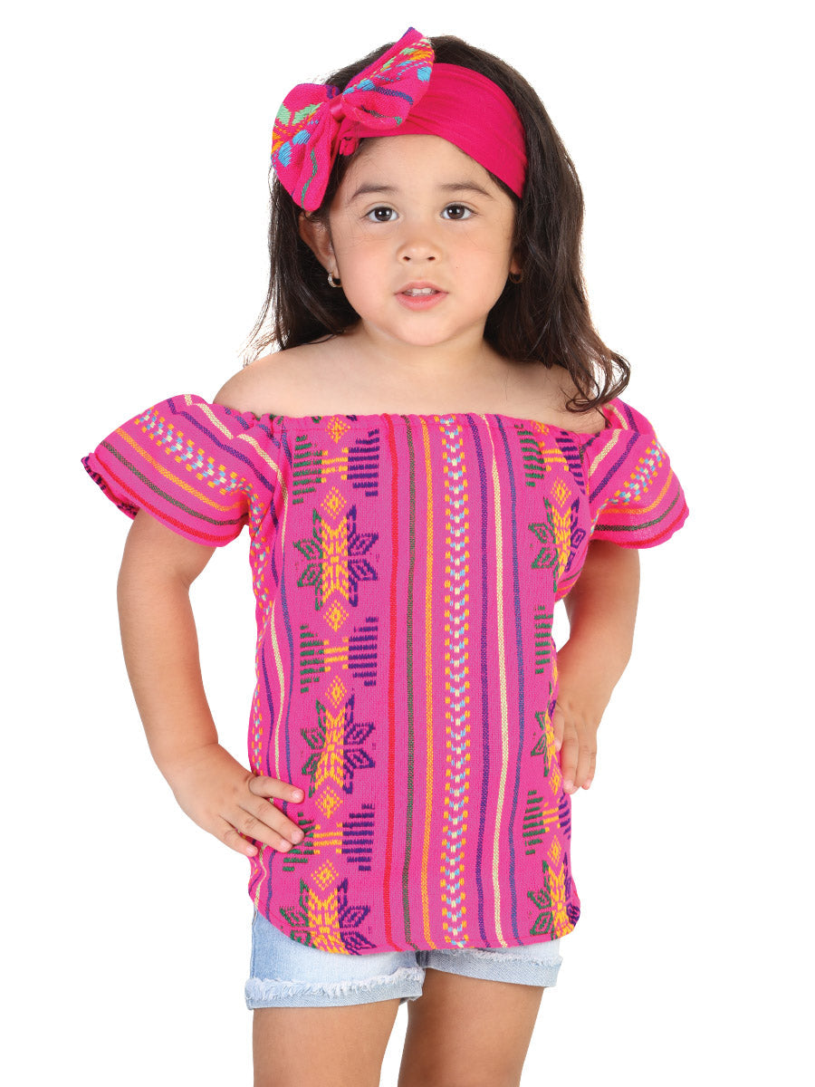 Blusa Mexico Artesanal Campesina NiñA 77 % Fiuscha