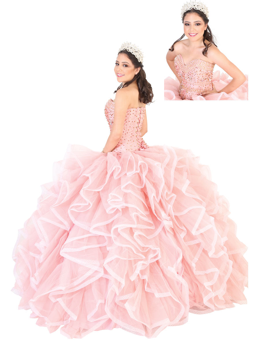 Vestido QuinceañEra Mis Xv Primaveras % Blush