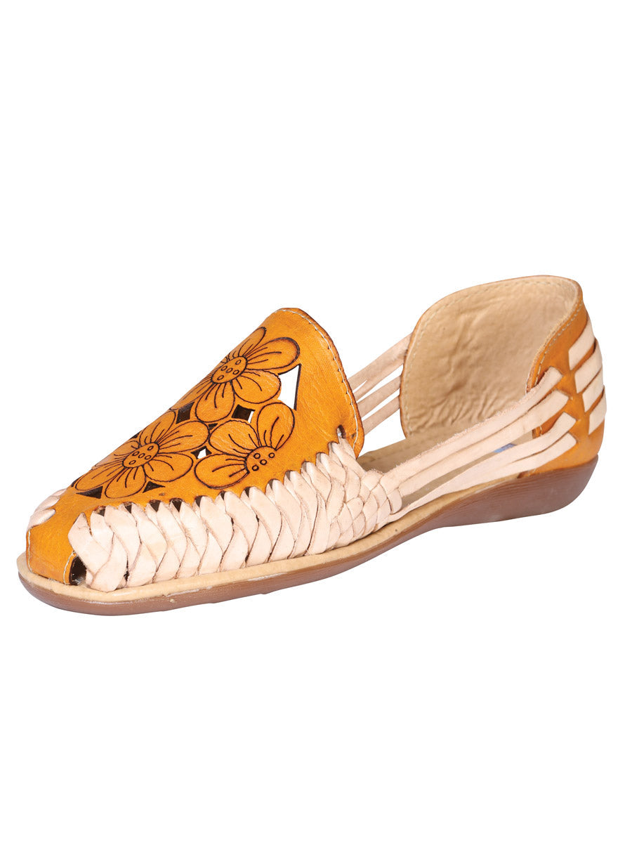 Piel Mexicano Artesanal Sandalias Natural