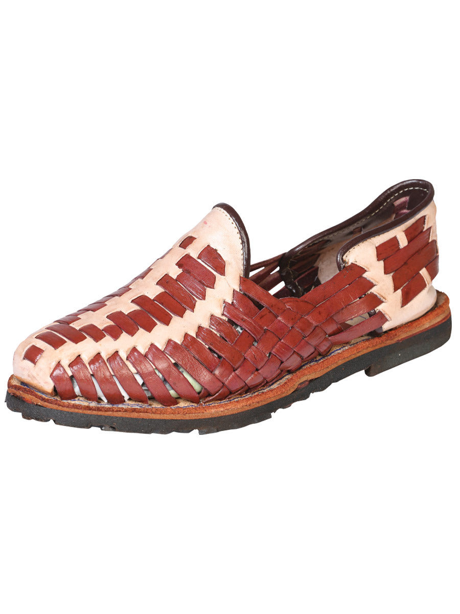 Huarache Mocasin Mis Xv Primaveras Pino Piel Natural/Shedron 602394