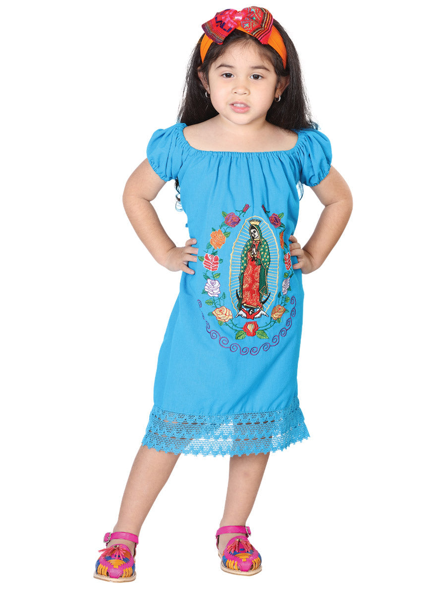 Conjunto Blusa/Falda Mexico Artesanal Cambaya % Azul
