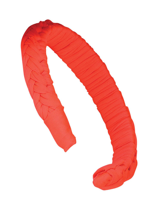 Diadema de Mujer México Artesanal C/aro Artesanal en 30% Spandex Color Naranja 602659