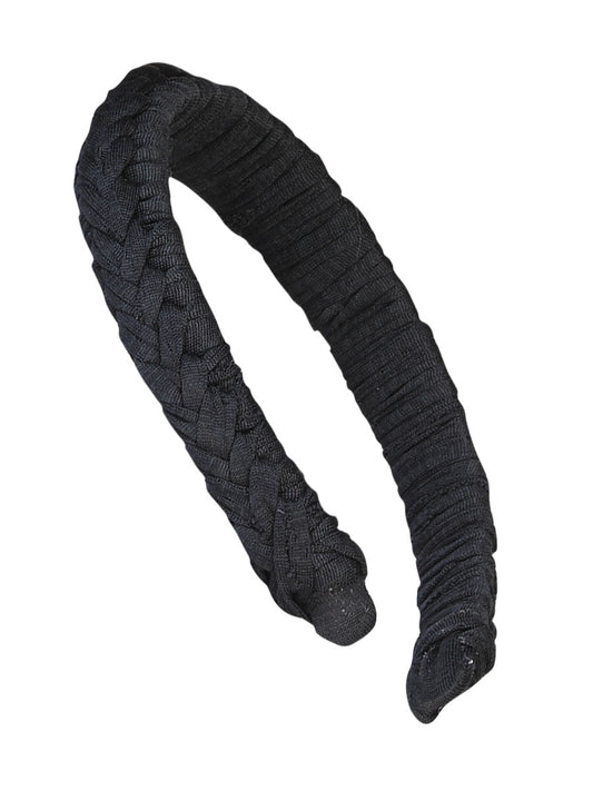Diadema de Mujer México Artesanal C/aro Artesanal en 30% Spandex Color Negro 602661