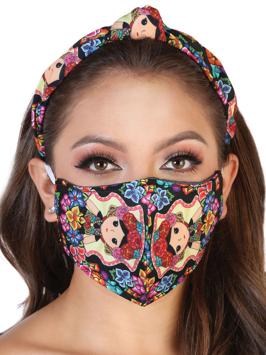 Diadema de Mujer México Artesanal JIM-12 Artesanal en 100% SEDA Color Multicolor 602673