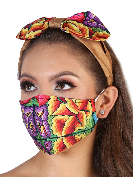 Diadema de Mujer México Artesanal CAZ-06 Artesanal en 100% SEDA Color Dorado/Amarillo 602682