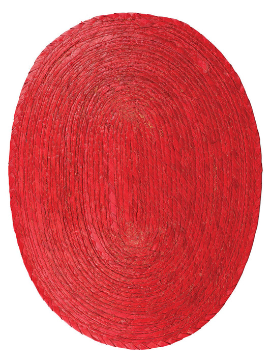 Mantelito México Artesanal Mantelito 100% Palma Rojo en 100% PALMA Color Rojo 603137