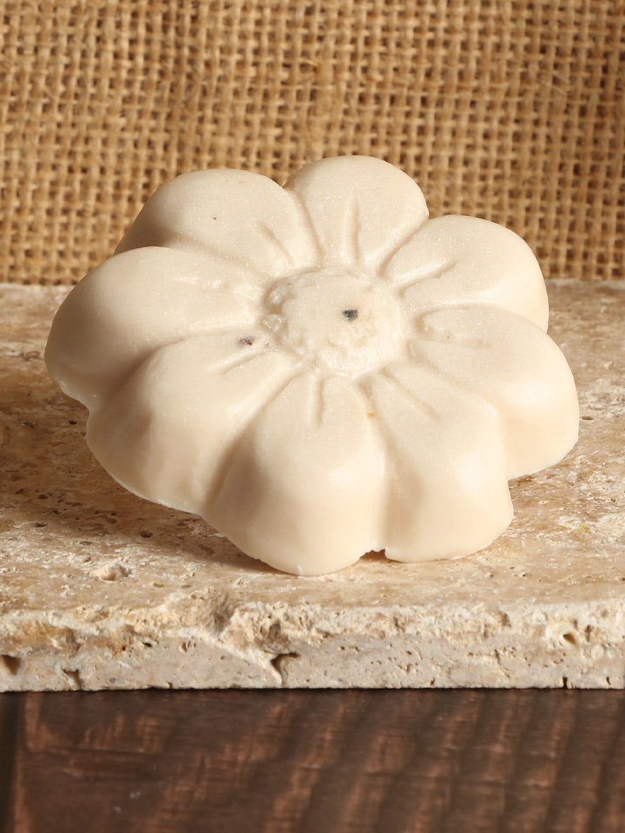 JabóN Artesanal MéXico Artesanal Tila Flor Glicerina Beige